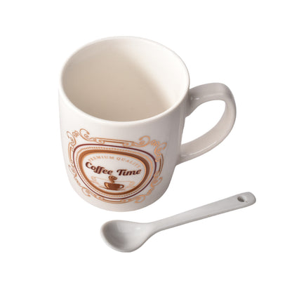 POCILLO CON CUCHARA EN CERAMICA DIFERENTES DISEÑOS