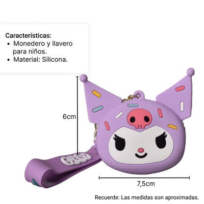 MONEDERO  SILICONA PEQUEÑO PERSONAJE DIM:7*6*3