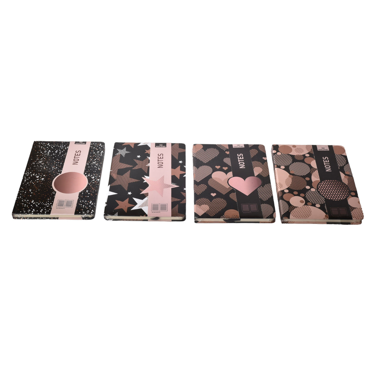 cuaderno agenda planeador notebook estrellas y corazones