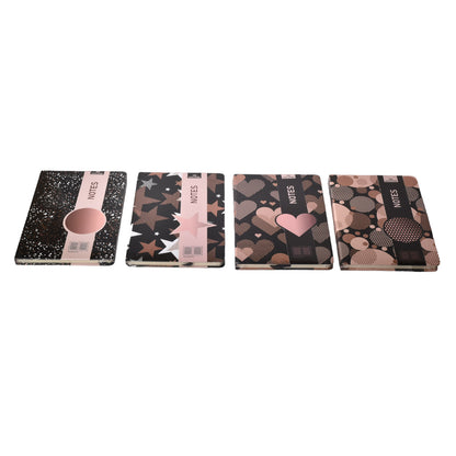 CUADERNO AGENDA PLANEADOR NOTEBOOK ESTRELLAS Y CORAZONES