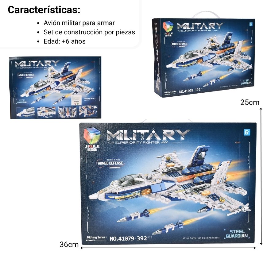juguete avion armable dim: 104*51.5*78cm