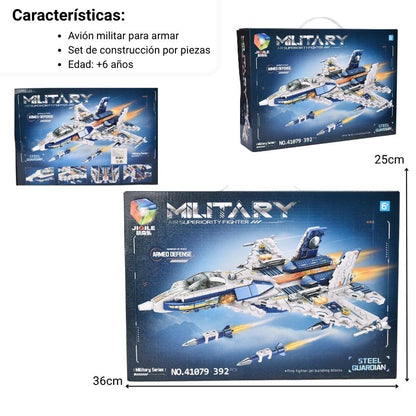 JUGUETE AVION ARMABLE DIM: 104*51.5*78CM
