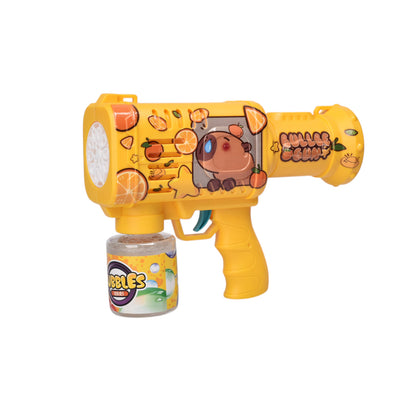 JUGUETE PISTOLA DE BURBUJAS CAPYBARA  PLASTICO DIM:15X6X21