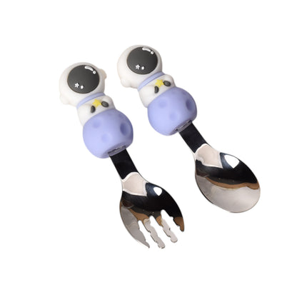 SET CUCHARA Y TENEDOR HIERRO ACERO INOXIDABLE DIM:11*8*3