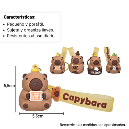 LLAVERO SILICONA CAPYBARA DIM:5