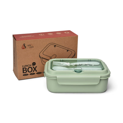 PORTACOMIDA CON CUBIERTOS PLASTICO 930ML