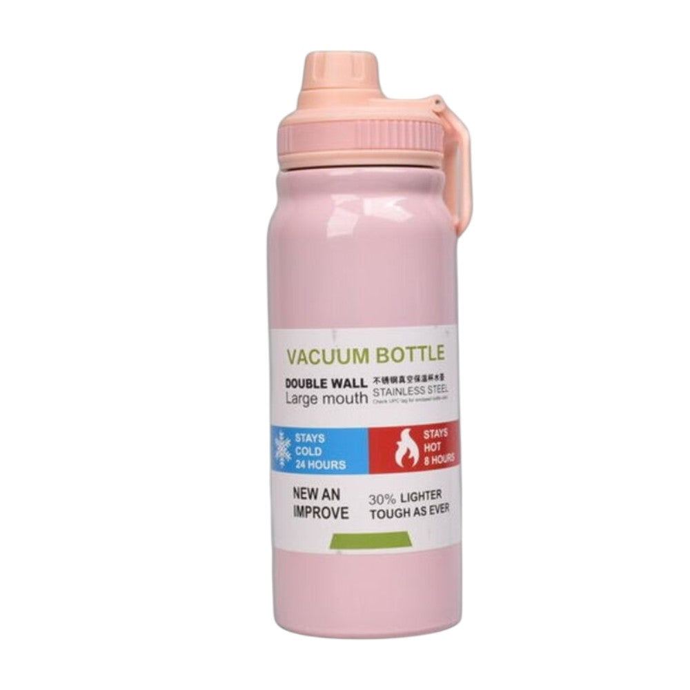 termo acero inoxidable 600ml  dim: 7x7x24