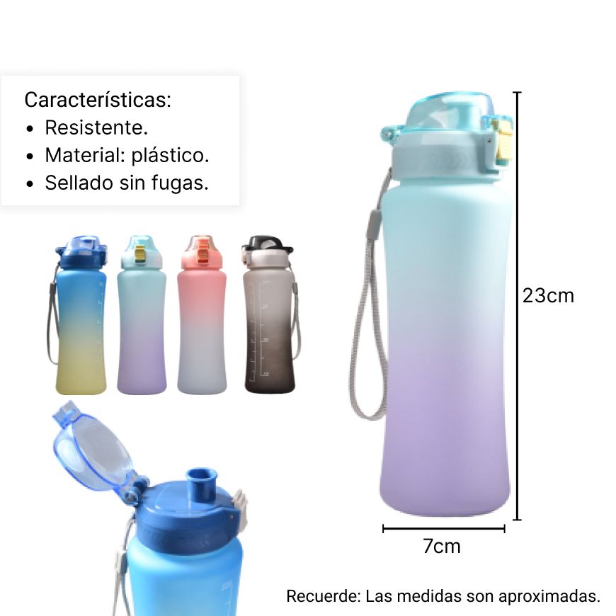botella de agua 650ml