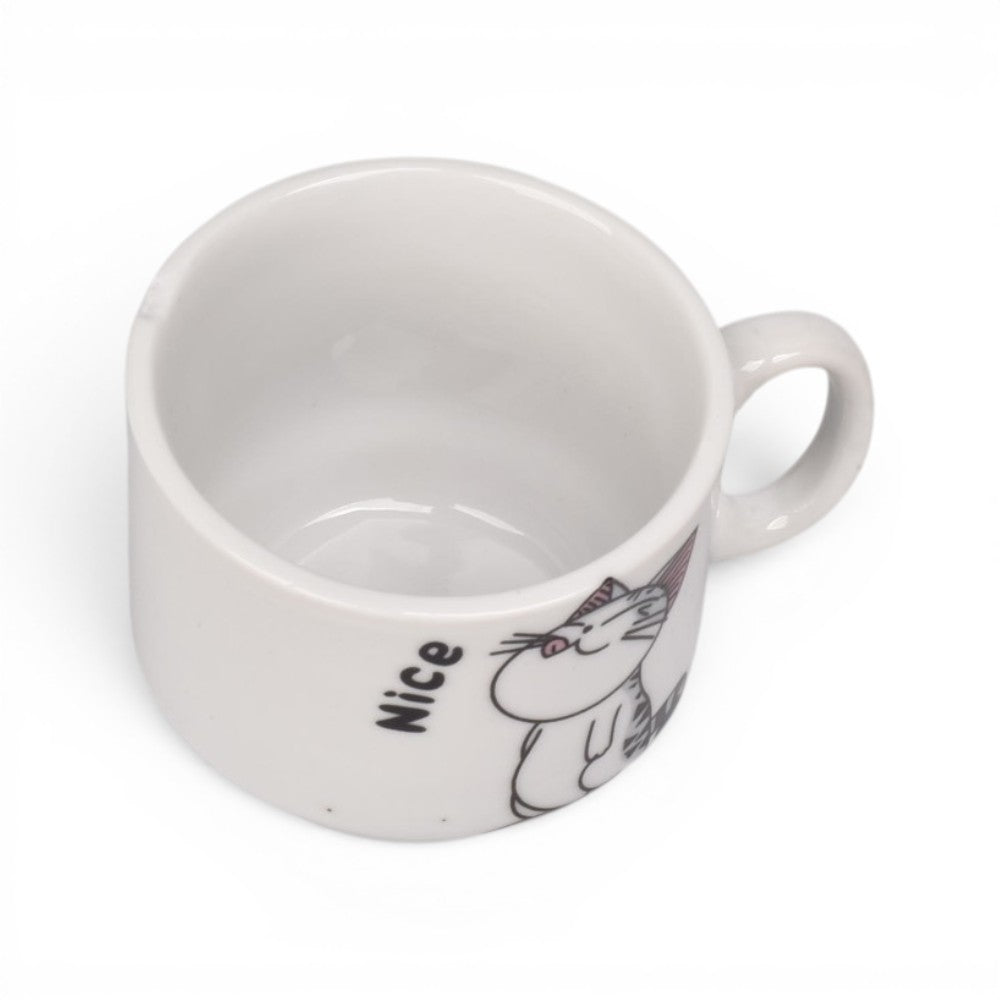pocillo set 4pcs ceramica con base dim:7x17cm