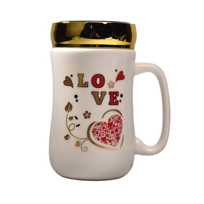 MUG POCILLO CERAMICA CAFE VASO DIM:7x7x14CM