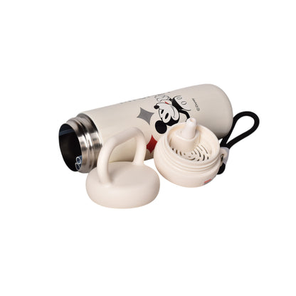 TERMO METALICO 500ML PERSONAJE BLANCO