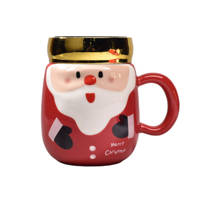 MUG EN CERAMICA POCILLO DE NAVIDAD DIM:8x12x11CM