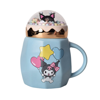 MUG POCILLO KUROMI PERSONAJE 420ML DIM:8X8X13