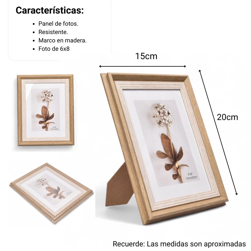 portaretrato plastico decoracion dim:15x20