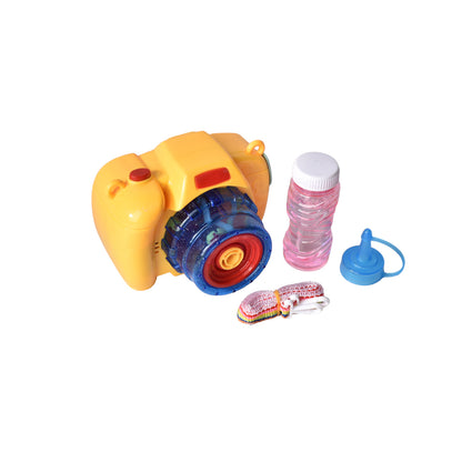 JUGUETE CAMARA DE BURBUJAS PLASTICO