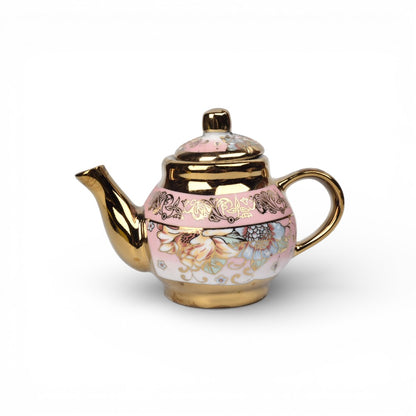 SET POCILLOS 5PCS CON BASE COLOR ROSADO 90ML DIM:5X5X5