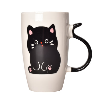MUG POCILLO CERAMICA DISEÑO DE GATOS 450ML DIM:8X8X12