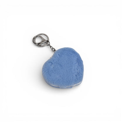 ESPEJO CORAZON CARTERA PELUCHE DIM: 7X7X2