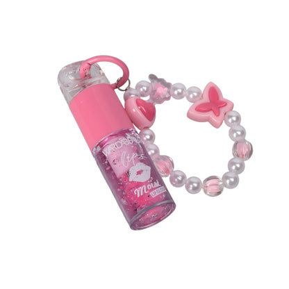 LLAVERO CON BRILLO PLASTICO DIM:8X2