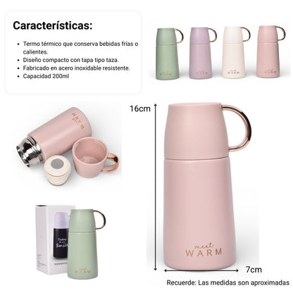 TERMO ACERO INOXIDABLE 220ML