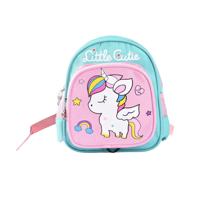 MORRAL ESCOLAR SINTETICO UNICORNIO DIM:27*22CM