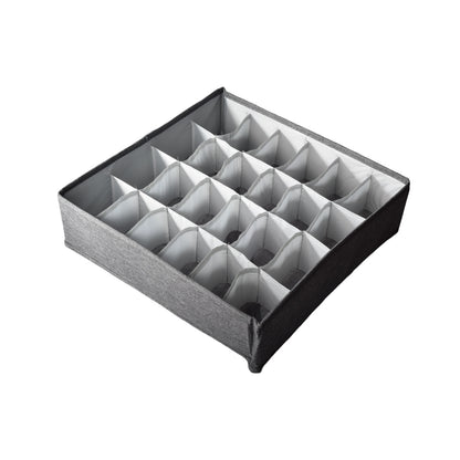 ORGANIZADOR DE ROPA CON 24 DIVISIONES POLIESTER DIM: 32X32X9