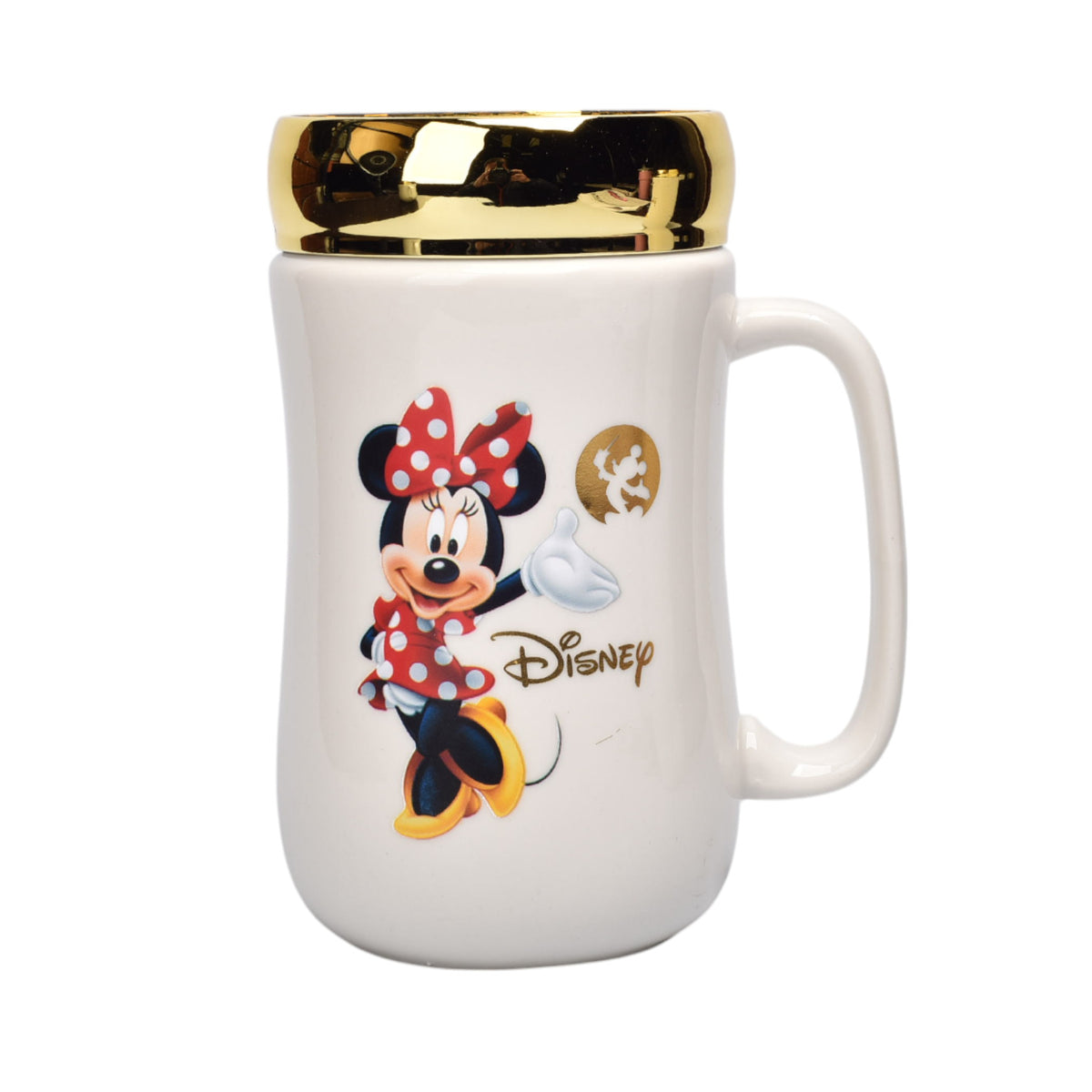pocillo ceramica diseño pato con tapa 450ml dim:7x14