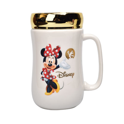 POCILLO CERAMICA DISEÑO PATO CON TAPA 450ML DIM:7X14