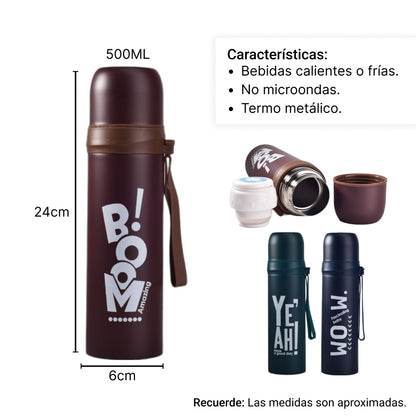 TERMO METALICO 500ML