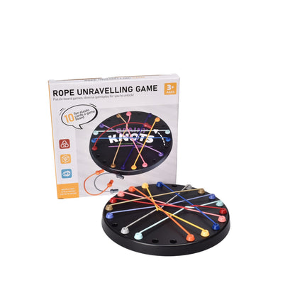 JUEGO DE MESA NUDOS DE CUERDAS FAMILIAR PLASTICO DIM:23X22