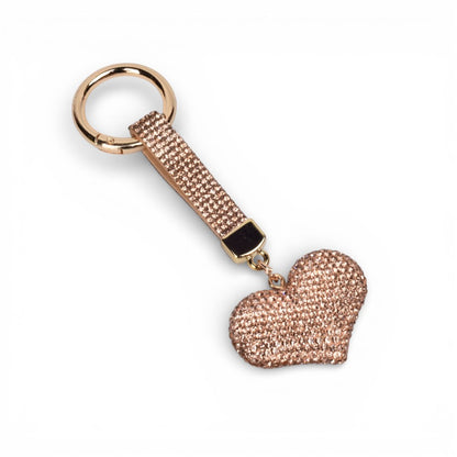 LLAVERO RESINA Y METAL CORAZON DIM:4X3X1