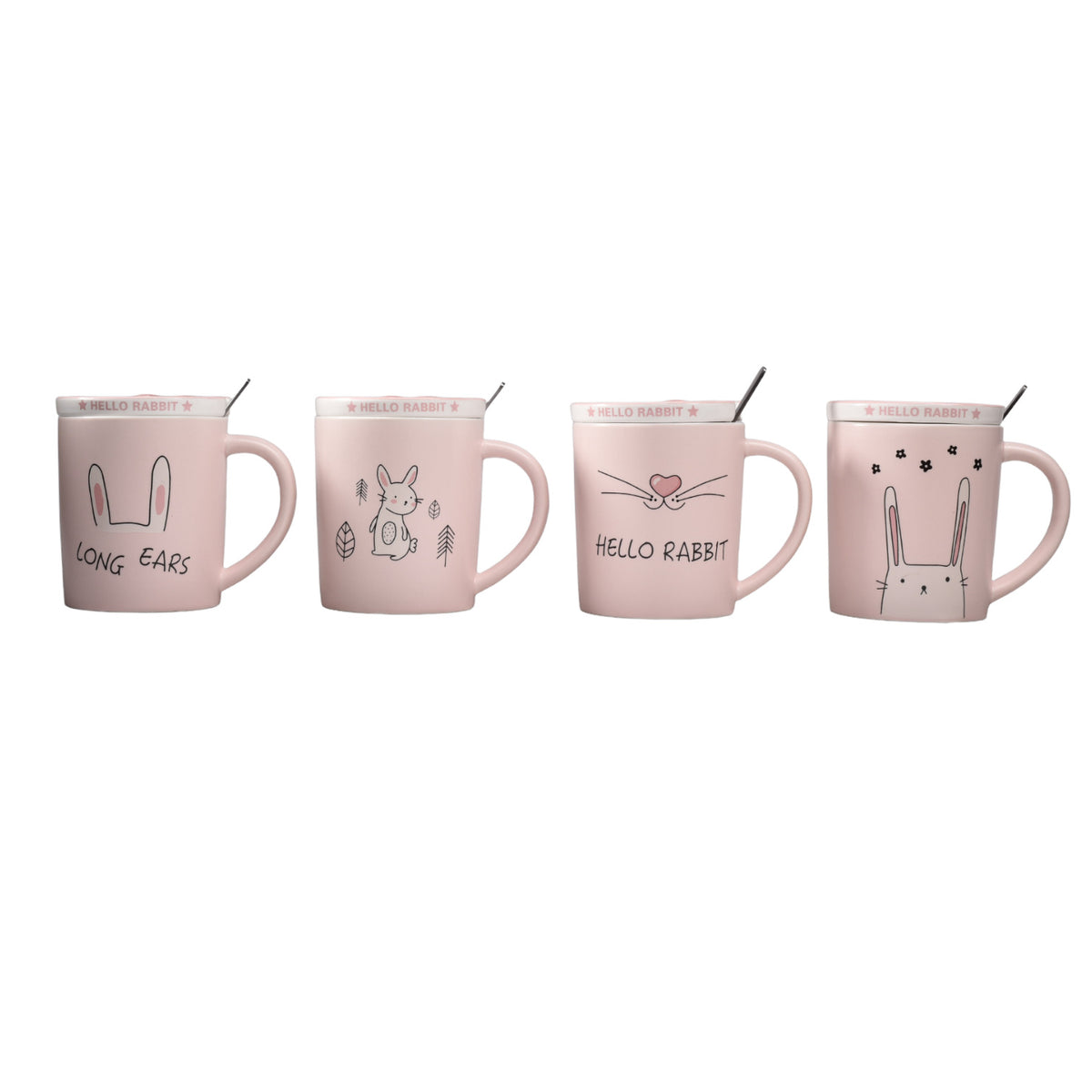 mug pocillo con cuchara ceramica