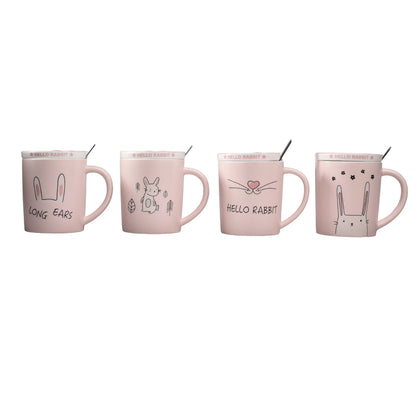 MUG POCILLO CON CUCHARA CERAMICA