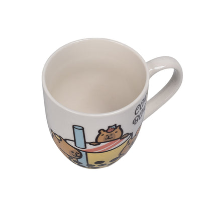MUG POCILLO CERAMICA DISEÑO DE CAPYBARA 450ML DIM:9X9X10