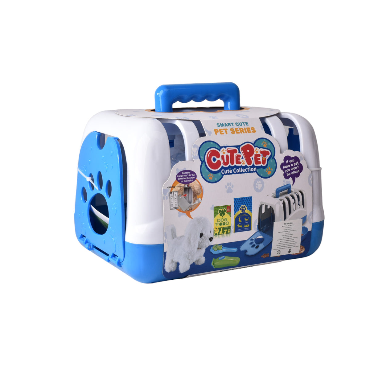juguete set doctor veterinario azul con accesorios