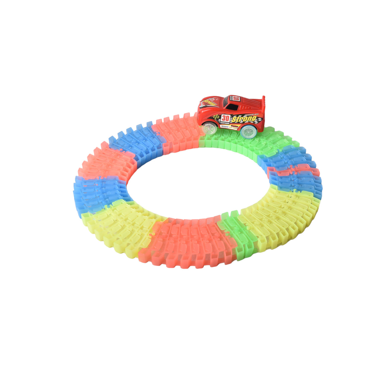 juguete pista fichas plasticas