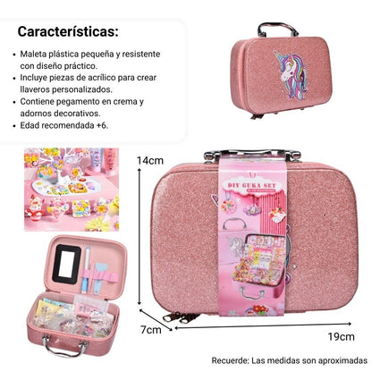 JUGUETE MALETA DE ARTE CON ACCESORIOS DIM:20X7X14