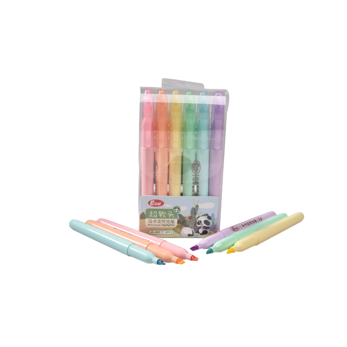 resaltador x 6 pcs