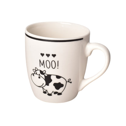 MUG POCILLO CERAMICA DISEÑO DE VACAS 200ML DIM:7X7X8