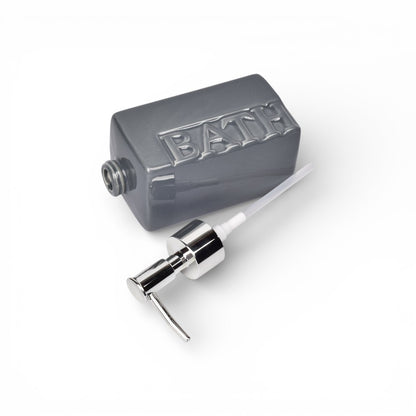 DISPENSADOR DE JABON LIQUIDO CERAMICA DIM:18X6X6