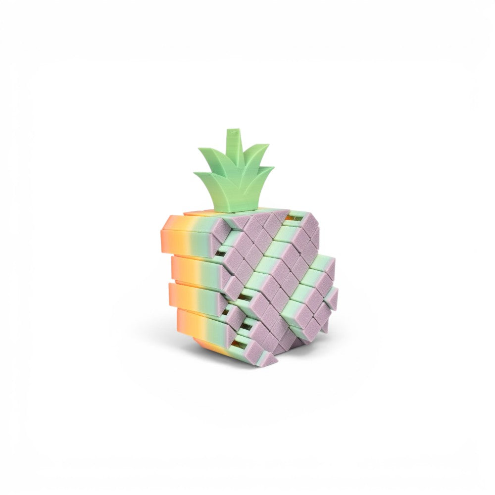 juguete didactico forma piña plastico dim:6x5cm