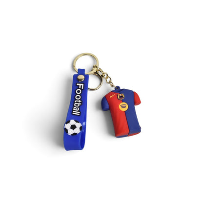 LLAVERO CAMISA DE FUTBOL GOMA DIM: 6X2.5CM