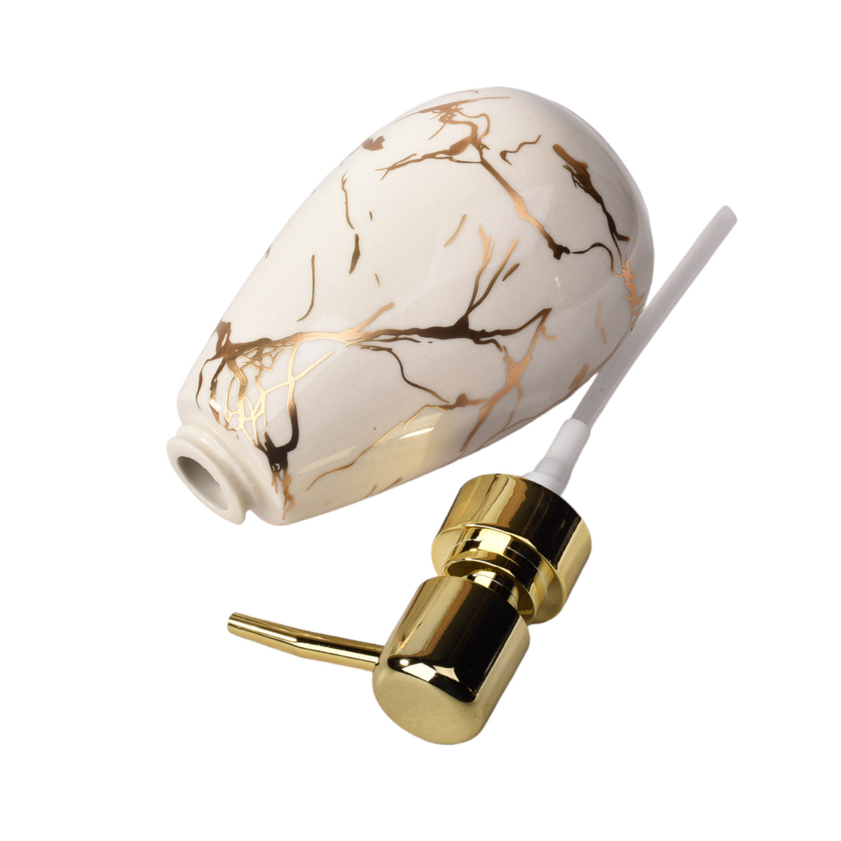 dispensador para jabon liquido ceramica forma de gota