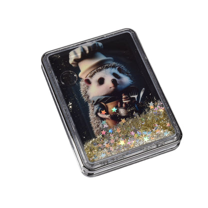 ESPEJO PLASTICO CUADRADO CARTERA DIM:6CM