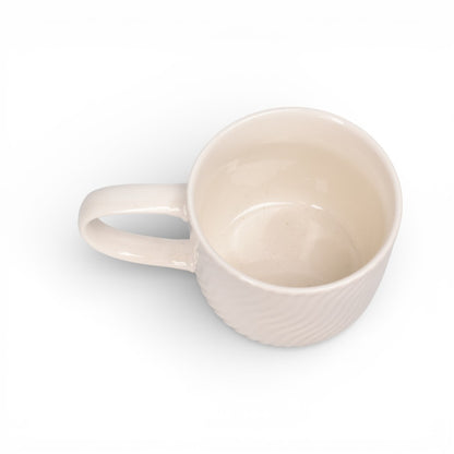 MUG POCILLO CERAMICA BLANCO 320ML DIM:9X9X7