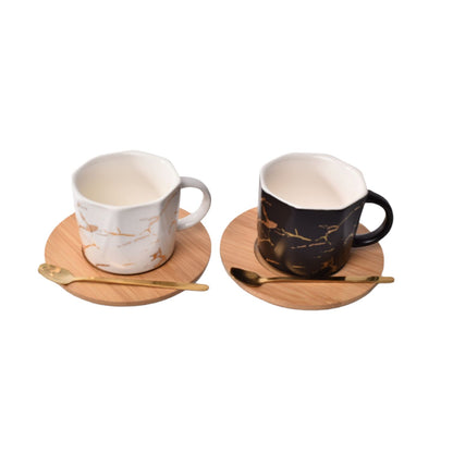 POCILLO CON CUCHARA CERAMICA POCILLO DE CAFE VASO MUG