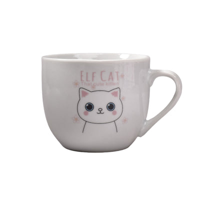 POCILLO CERAMICA CON CUCHARA DIM: 7x7x6