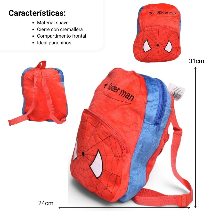 maleta moral prj peluche poliester dim:38x58cm