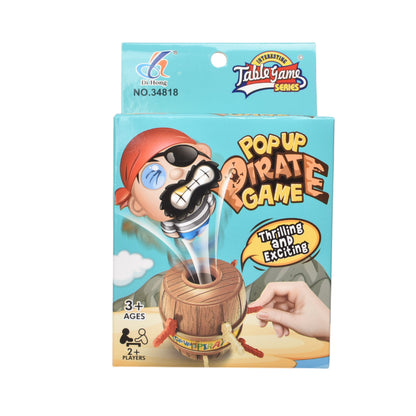 JUGUETE DE BARRIL PIRATA INTERACTIVO FAMILIAR DIM:9X6X15