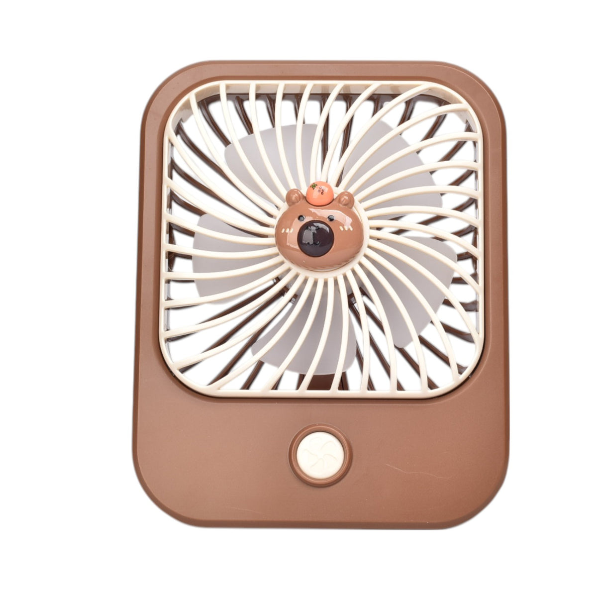ventilador cuadrado plastico recargable dim:12x10x3